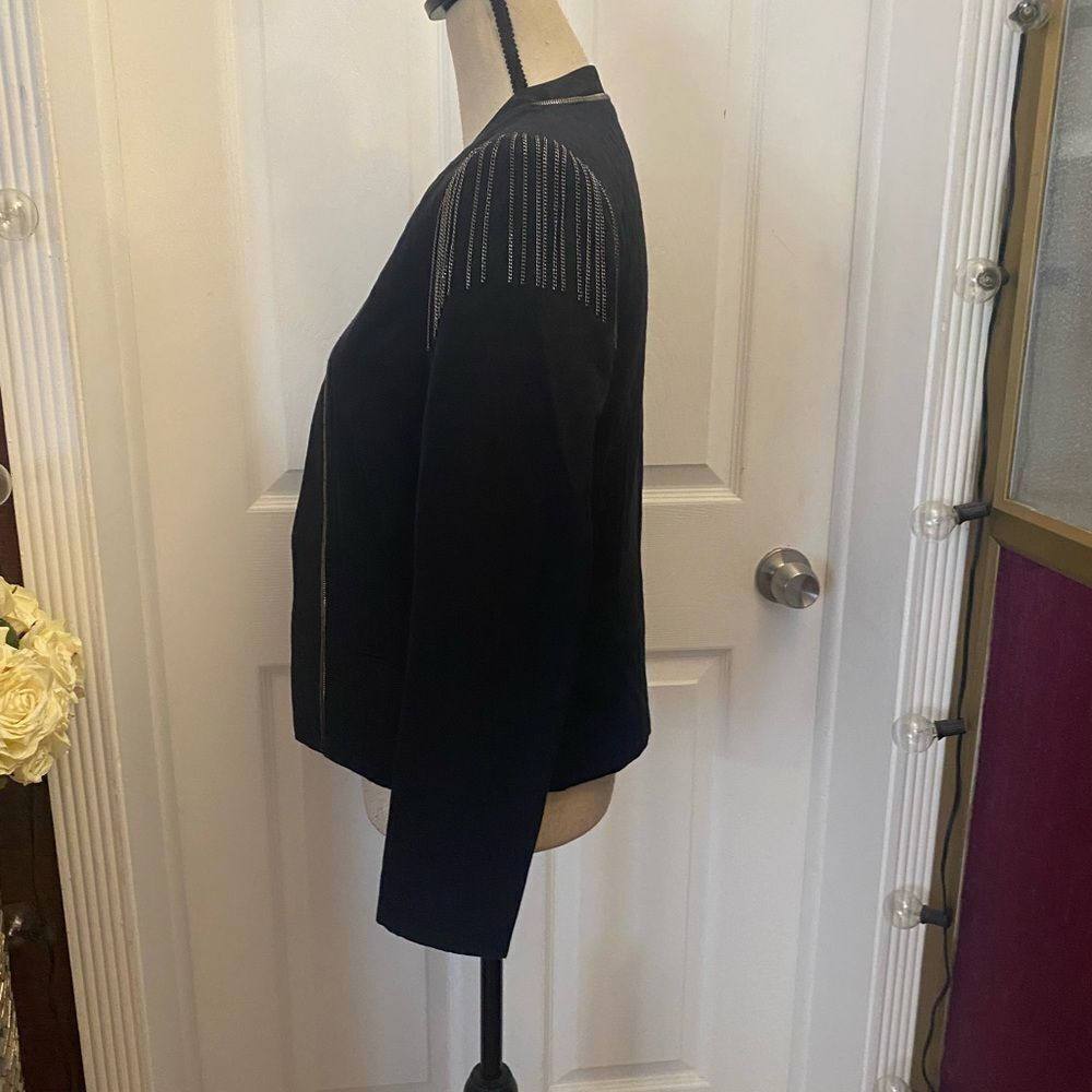 Rapsodia Open Front Chain Detailed Blazer, S — image 4 of 8